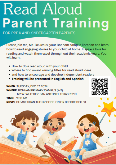 Parent training flyer