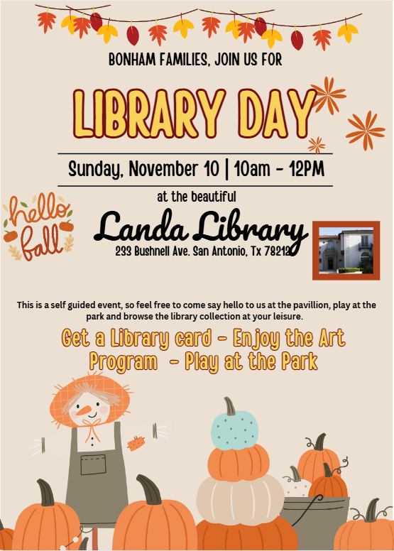 Library Day Flyer