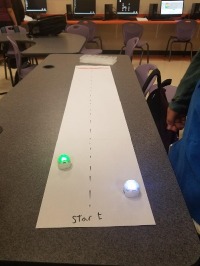 This is an image of ozobot racing