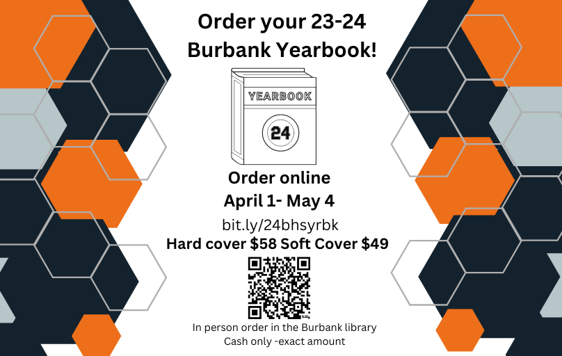Yearbook flyer for 2024 yearbook