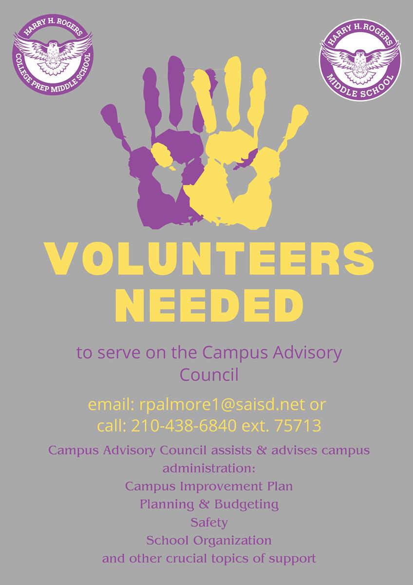 Volunteers Needed