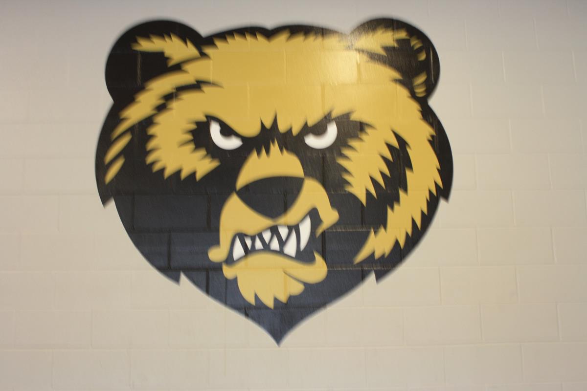 Picture of The MIGHTY GOLDEN BEAR LOGO.