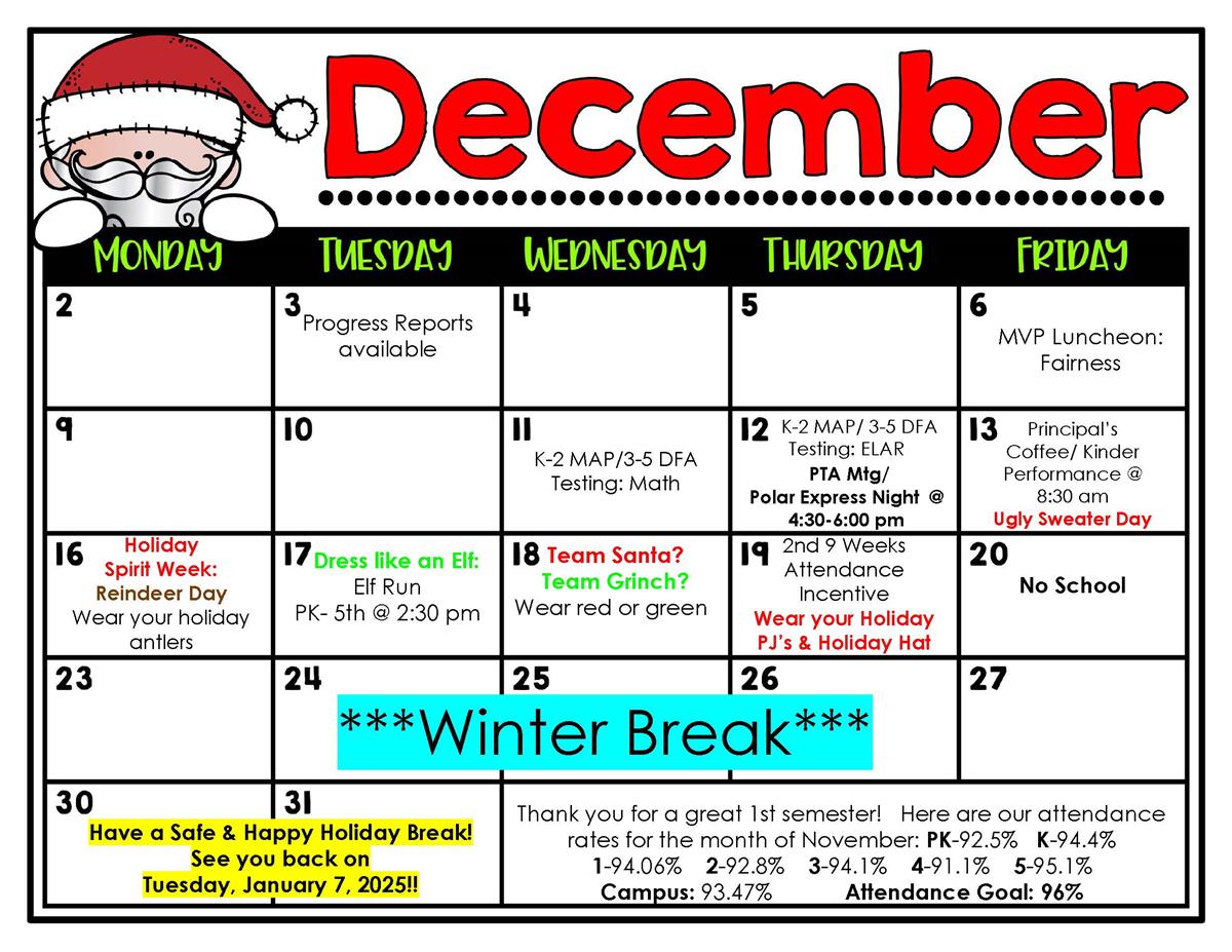 December Calendar